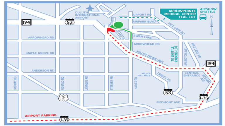 Parking | Duluth Airshow : Duluth Airshow